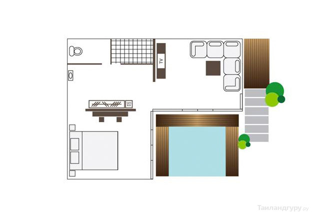 Вилла Zara Beach Villas на 2 гостя +ребенок Аренда виллы Zara Beach Villas на 2 гостя +ребенок